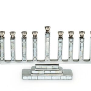 Mother of Pearl Menorah